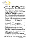 Goals for Patients with Diabetes